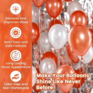 Balloon High Shine Spray-Shiny Spray for Latex Balloons-Balloon Brightener Spray for Lasting-Spray for Halloween/Birthdays/Weddings Party,Shine Balloons Spray