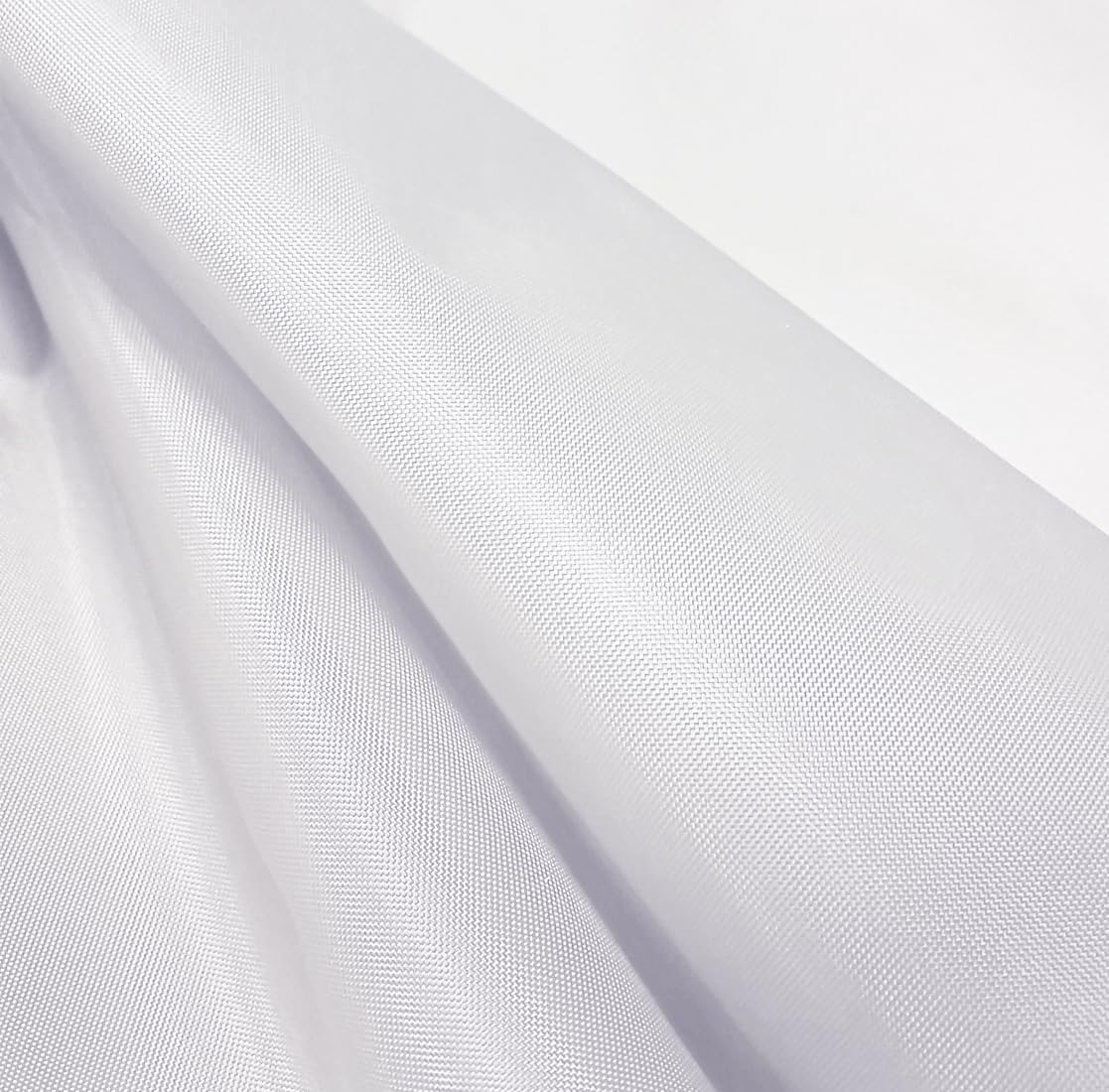 A-Express Waterproof Polyester Fabric - Outdoor Kite Material - Lightweight - Tear Resistant - 59 Inches Wide by The Yard - for Cushion Covers, Tent, Flags, Bags, Tarp Cover - White 5 Yards