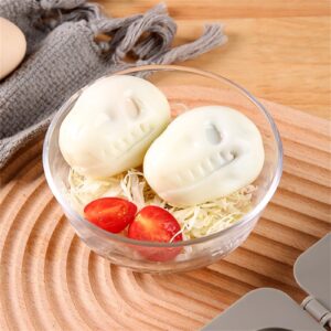 Dinosaur Skull Hard-Boiled Egg Mold,Creative Funny Dinosaur Fossil Shaped Egg Press,Boiled Egg Mold Egg Former Dinosaur Cartoon Egg Press Boiled Egg Mold (5pcs)