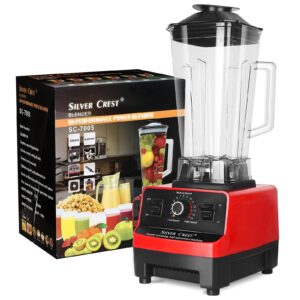 professional blender, smoothie blender, fruit juicer, 1500w high power home and commercial blender, blender for kitchen 2500ml for crushing ice, frozen dessert, fruit