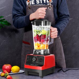 Professional Blender, Smoothie Blender, Fruit Juicer, 1500W High Power Home and Commercial Blender, Blender for kitchen 2500ml for Crushing Ice, Frozen Dessert, Fruit