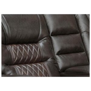 Kingway Sofas, 2 Recliner Seat, Brown