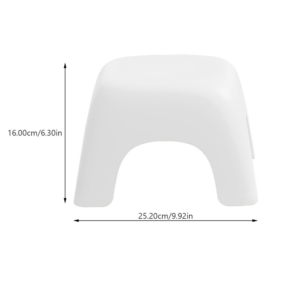 ibasenice Plastic Low Square Stool - 1pc Square Low Stool Sofa Stool Small Coffee Table Stool Bed Side Step Stool Foot Rest Stools Toilet Stool Squat for Seniors Adult and Kid