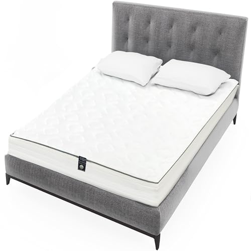 Full Size Mattress - 12 Inch Cool Memory Foam & Spring Hybrid Mattress with Breathable Cover - Comfort Tight Top - Rolled in a Box - Oliver & Smith