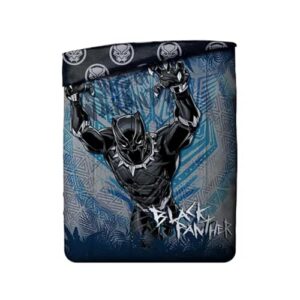 marvel avengers black panther king of wakanda twin/full reversible comforter for kids