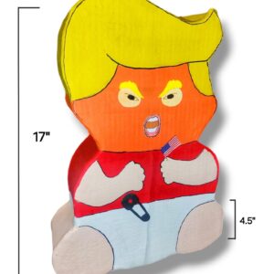 CTT Political Piñata - Baby Trump Large Decoration for Birthday Parties, Cinco de Mayo, Graduation & More, Adults, Baby Trump