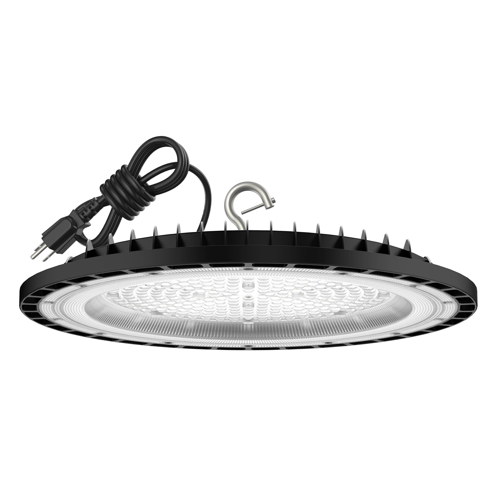 200W UFO LED High Bay Light, High Bay LED Lights 30,000LM(800W MH/HPS Eqv.) 110V~277V UL Certified Plug with Safety and high Brightness, Suitable for Commercial