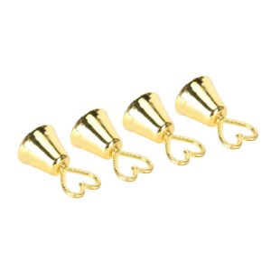 10Pcs European Style Bell Shaped Table Number Holders, Bell Place Card Holders, Table Number Holders, European Style Innovative Bell Shaped Place Card Holders for Event Wedding Restaurants(Gold)