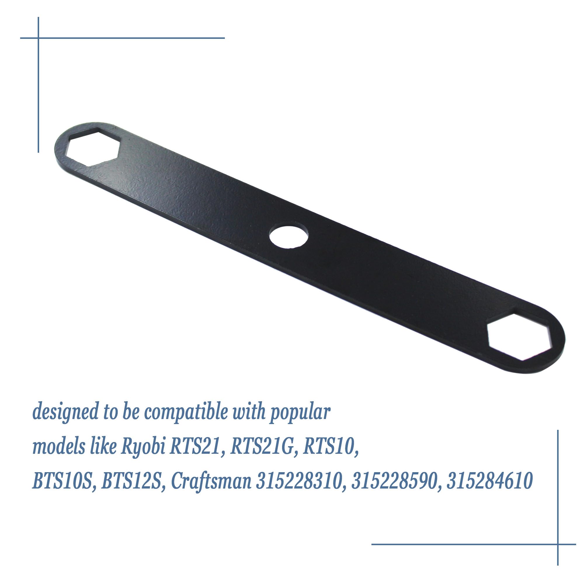 0101010313 Table Saw Blade Wrench for Ryobi 10" Table Saw RTS10, RTS10, RTS21, BTS10, BTS10S, BTS12S，0101010312 COMBO00139