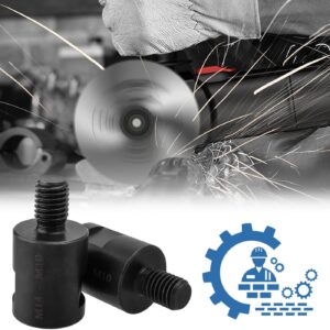 Mesee 2 Pieces Angle Grinder Attachment Adapters M14 Female to M10 Male Thread Adapter Conversion Tool Grinding Machine Converter Extension Rod for Diamond Core Bits Polishing Pad Wheel