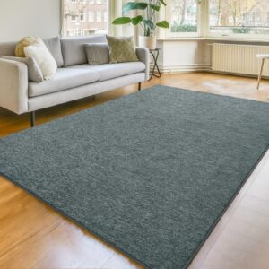 amearea modern soft area rug, chic color washable rugs for living room, home decor fluffy carpet, cute accent kids rugs for for bedroom nursery dorm indoor room decor, grey green, 4x6 feet