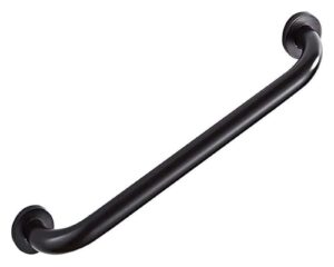 safety grab bars for bathtubs and showers, brass shower support non-slip rail elderly disabled safety handrails bathtub toilet kitchen sta (color: black, size: 300 mm)