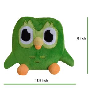 2024 New Love Green Owl Plush Stuffed Can Green Plush Toy Animal Soft Pillow Gifts for Kids, Fans and Cartoon Lovers