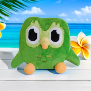 2024 New Love Green Owl Plush Stuffed Can Green Plush Toy Animal Soft Pillow Gifts for Kids, Fans and Cartoon Lovers