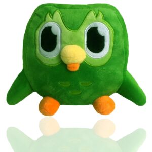 2024 new love green owl plush stuffed can green plush toy animal soft pillow gifts for kids, fans and cartoon lovers