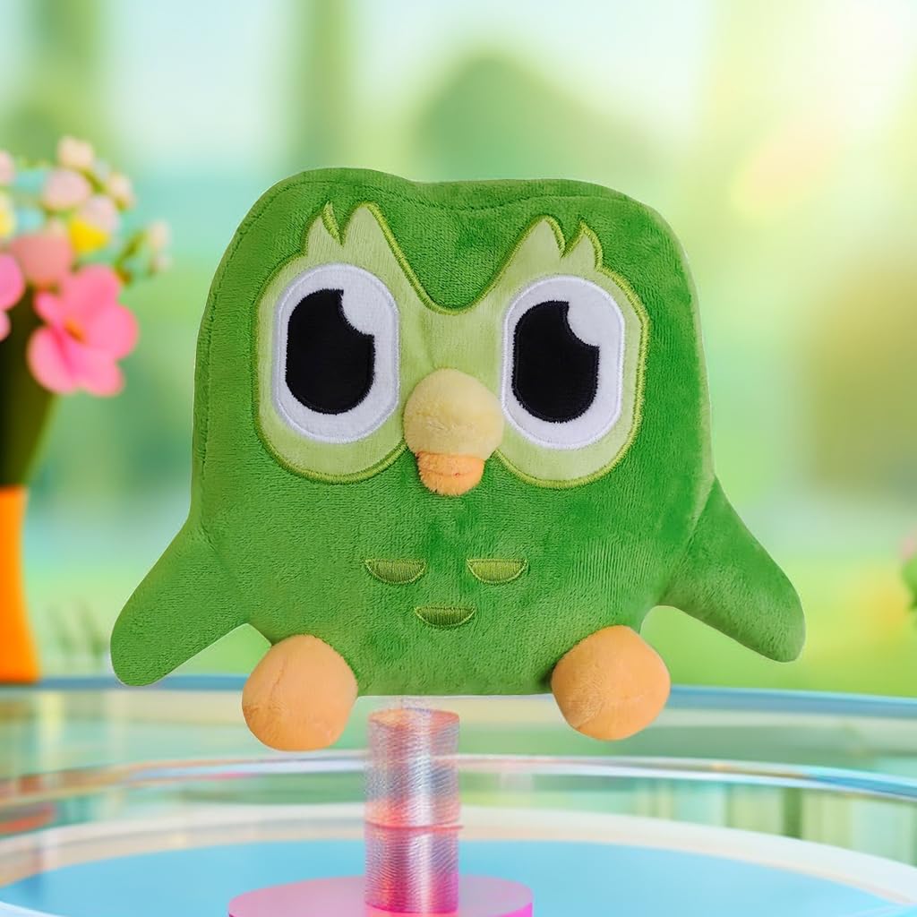 2024 New Love Green Owl Plush Stuffed Can Green Plush Toy Animal Soft Pillow Gifts for Kids, Fans and Cartoon Lovers