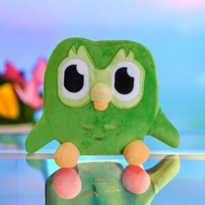 2024 New Love Green Owl Plush Stuffed Can Green Plush Toy Animal Soft Pillow Gifts for Kids, Fans and Cartoon Lovers