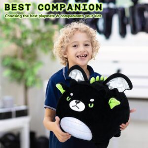 Dragon Plush Toy-16'' Black Dragon Stuffed Animal, Cool Plushie Stuffed Animals Giant Dragon Plush, Cute Black Dragon Pillow Hugging Pillow Cushion Soft Kawaii Plush Toy Big Stuffed Animals