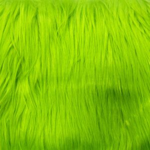 faux fur fabric christmas winter squares shaggy fur fabric patches green 18x40 inch for diy craft hobby halloween winter costume decoration