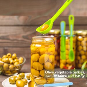 Pickle Fork 2 Pack olive spoon and pickle fork Grabber Tool, Pickle Picker for the jar, Kitchen gadget to remove pickles or olives from jar