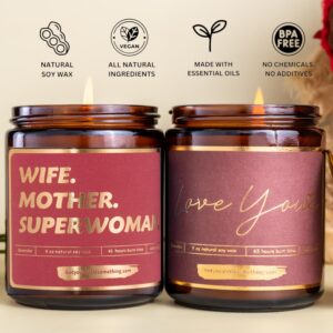 Got You A Little Something Gift Set for Wife - 2 Empowering Love Candles ; Romantic Gift Idea for Wife's Birthday | Couples Wedding Anniversary for Wife | Wife Gifts from Husband