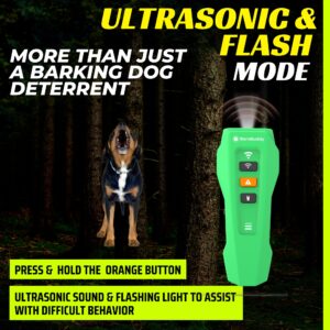 BarxBuddy 2nd Gen Dog Bark Deterrent Devices | Long Range Ultrasonic | Bark Collar Alternative | Dog Training Indoor/Outdoor | Rechargeable Anti Bark Device for Dogs