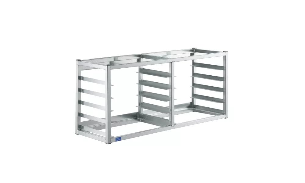 Express KitchQuip WALL MOUNTED SHEET BUN PAN RACK - FITS 10 HALF PANS - 40" X 13" X 18" | ALUMINIUM | NSF