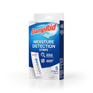 DampRid Moisture Detection Strips, 5-Pack, Single-Use Humidity Indicators