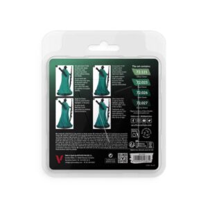 Vallejo - Cold Green Color Set | Contains 4 bottles x 18 ml (0.60 fl.oz.)