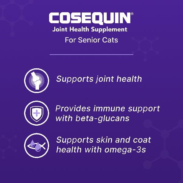 Nutramax Cosequin Senior Joint Health Supplement for Cats, 60 Sprinkle Capsules