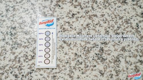 DampRid Moisture Detection Strips, 5-Pack, Single-Use Humidity Indicators