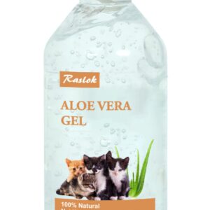 Raslok Aloe Vera Gel for Cats (Feline) 100% Natural, Hydrating Skin & Coat Care – Free from Paraben, Alcohol, Fragrance & Color – 220gm (7.7oz)