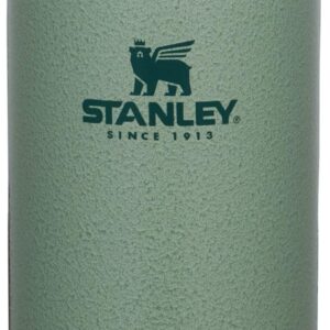 Stanley Classic Vacuum Insulated Wide Mouth Bottle - Hammertone Green - BPA-Free 18/8 Stainless Steel Thermos for Cold & Hot Beverages - 1.0 QT