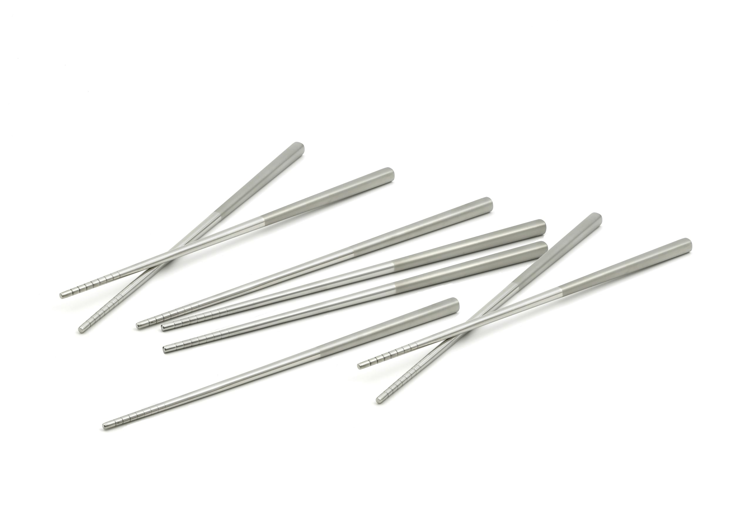 StainlessLUX 77520 4-pairs of Stainless Steel Chopsticks - Quality Flatware for Your Enjoyment