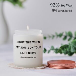 Daughter in Law Gifts - Best Birthday Christmas Mothers Day Gifts for Daughter in Law from Mother in Law or Father in Law - Funny Future Daughter in Law Sons Girlfriend Adult Candle Women Gift