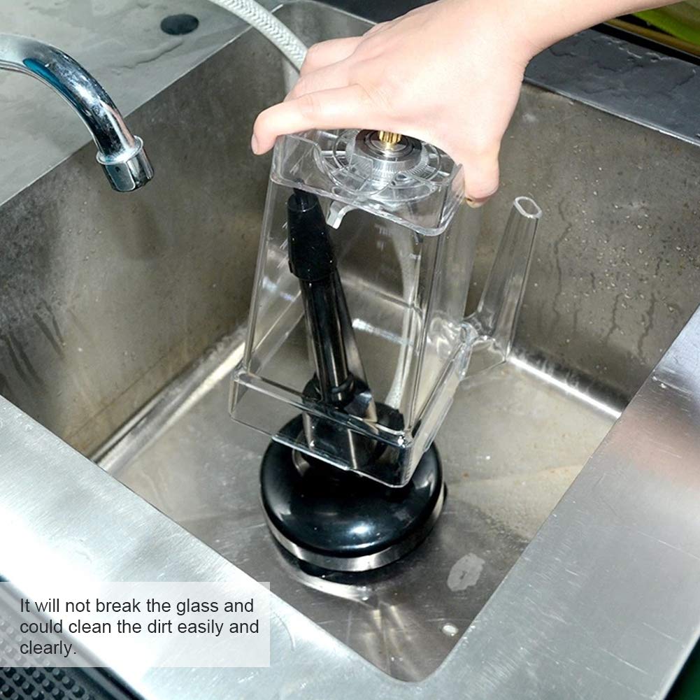 Portable Glass Blender Rinser Red Wine Cup Juicer Container Washer for Bar Coffee Restaurant Kitchen