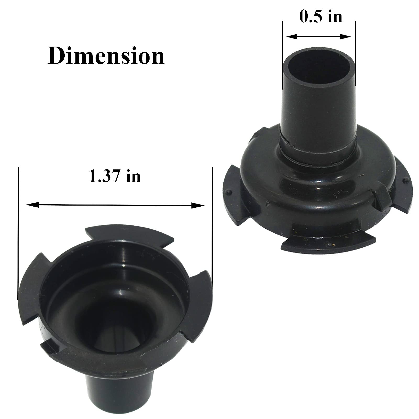 auaurly 4 pcs 4223 Drain Spud for Humidifier, Fits in Models 500 and 600 Humidifier, Drain Spud Repalcement