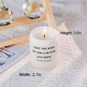 Daughter in Law Gifts - Best Birthday Christmas Mothers Day Gifts for Daughter in Law from Mother in Law or Father in Law - Funny Future Daughter in Law Sons Girlfriend Adult Candle Women Gift