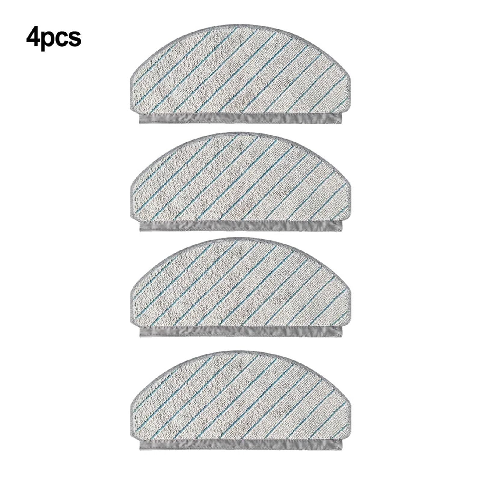 SteFik 4Pcs Vacuum Cleaner Mop Cleaning Cloth. Compatible for Ecovacs Deebot X1 Plus T10 Plus Washable Mopping Pads Accessories