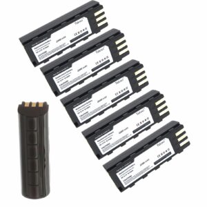 youejoeq (6pcs) 21-62606-01 battery replacement for symbol ds3478, symbol ds3578, symbol ls3478, symbol ls3578, ngis, xs3478 mde barcode scanner battery 2200mah