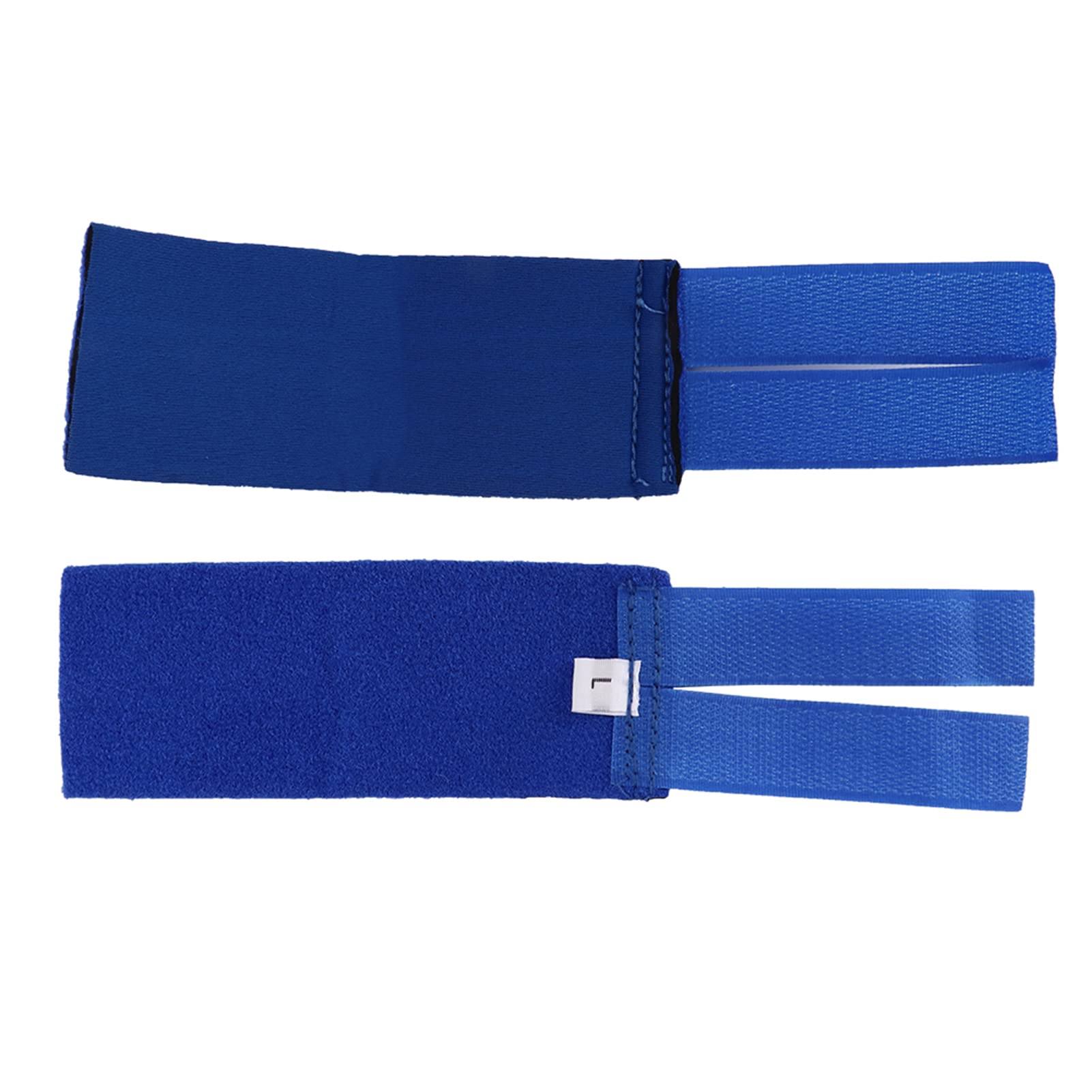 JOROBURO 2PCS Set Pet Kneepad, Blue Polyester Cotton Pet Wrist Guard Knee Protector, Dog Front Leg Braces Carpal Support Pet Wrist Guard for Dogs Injuries Care (Front Legs L ((2