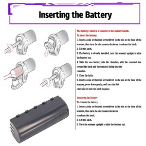 Youejoeq (6pcs) 21-62606-01 Battery Replacement for Symbol DS3478, Symbol DS3578, Symbol LS3478, Symbol LS3578, NGIS, XS3478 MDE Barcode Scanner Battery 2200mAh