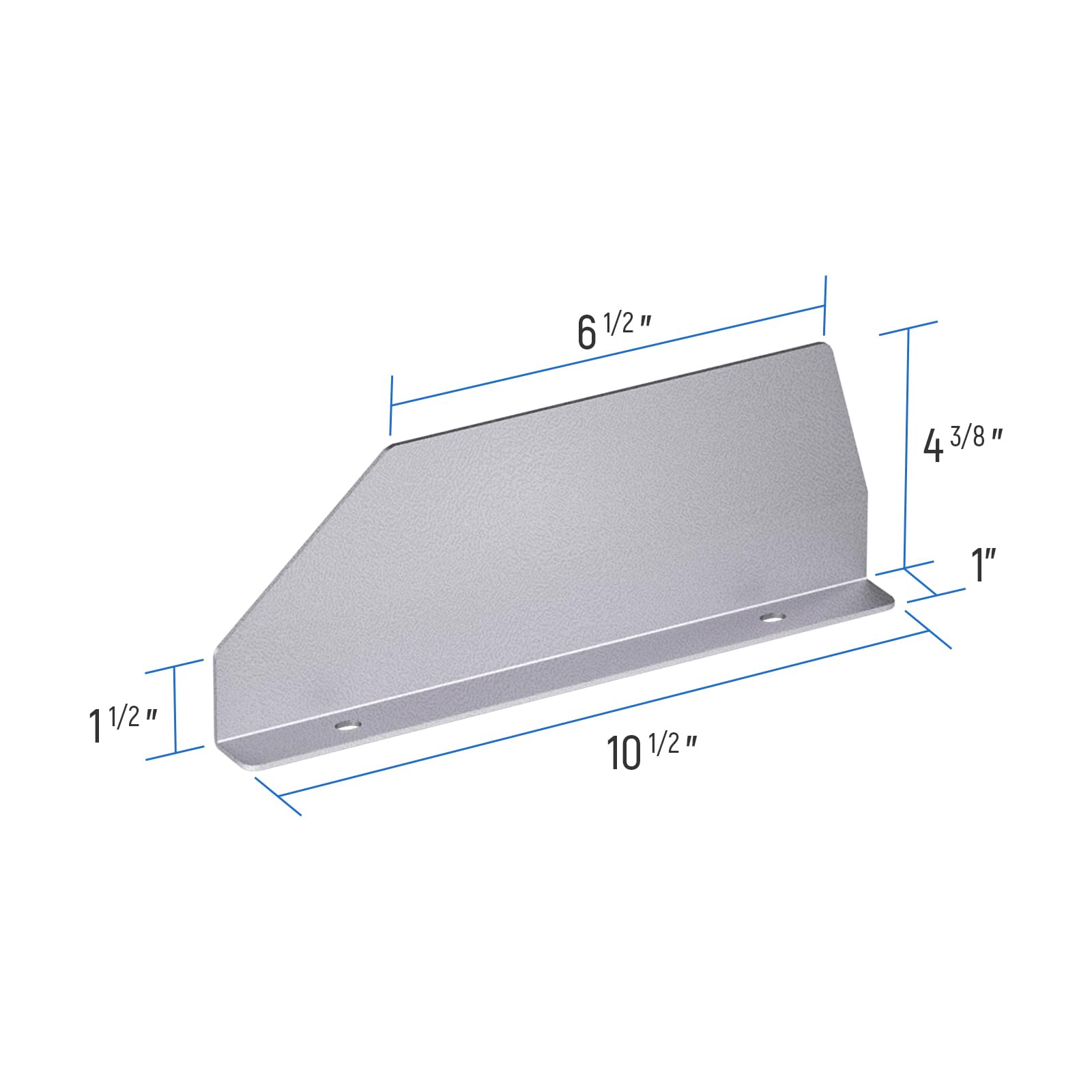 AA Products P-SH-Divider-Top 4.3" Heightened Version Shelf Divider Shelf Accessories Designed for top Boards of 13" Depth Van Shelving Storage, Set of 3 - Grey