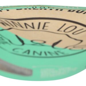 Winnie Lou Minty Breath Bones - Organic Healthy Dog Treats Made in The USA with Spearmint, Parsley, Spirulina for Fresh Breath - Human Grade Dog Biscuits Sourced from Local Colorado Farms, 2 Pack