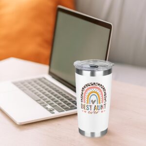 Aunt Gifts - Aunt Gifts from Niece, Nephew - Gifts for Aunt, Auntie Gifts - Aunt Birthday Gift, Mothers Day Gifts for Aunt, Aunt Valentine Gifts - Gifts for New Aunt, To Be Aunt - 20 Oz Tumbler