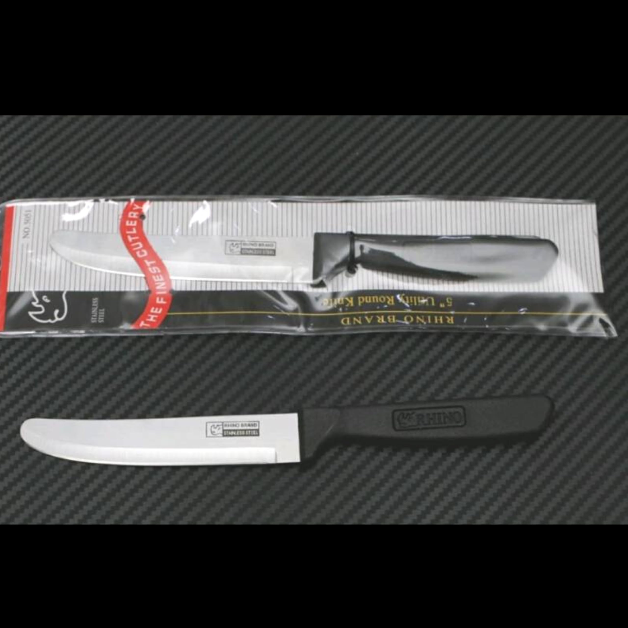 Rounded Tip Knife, Safety Blunt Knives, Cutlery for Cutting Slicing Fruit and Vegetable, Smooth Sharp blade, Slice and Cut Kitchen Tools, Round blade