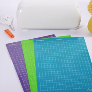 DOOHALO Cutting Mat for Cricut Joy Xtra 3 Pack Replacement Variety Standard Grip Light Grip Strong Grip Adhesive Cut Mats