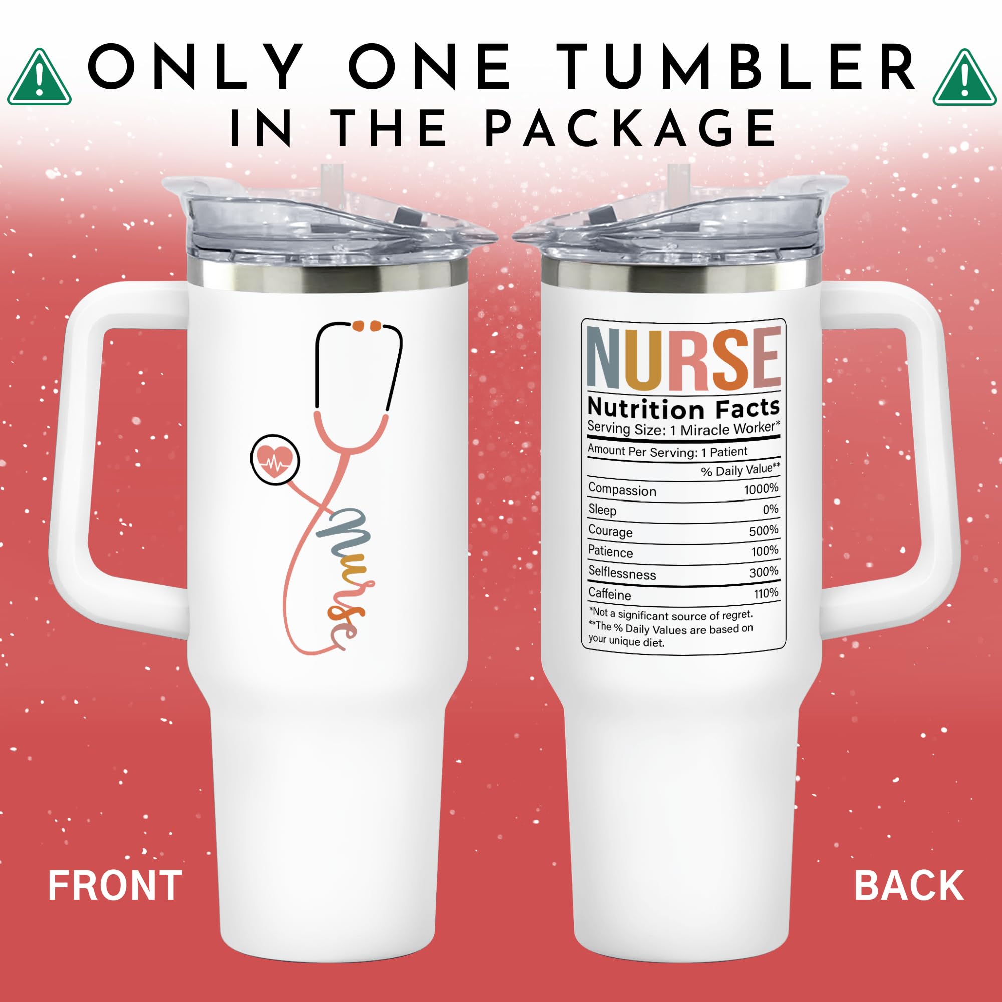 Nurse Gifts - Nurse Gifts for Women - Nurses Week Gifts, Nurse Appreciation Gifts - Gifts for Nurses, Nursing Gifts, Nurses Gifts, New Nurse Gifts - Nurse Practitioner Gifts for Women - 40 Oz Tumbler