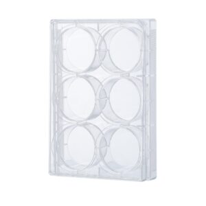 4e's usa 6 well cell culture plate with lid, tissue culture treated plate, sterile, individual packing, pack of 5 plates