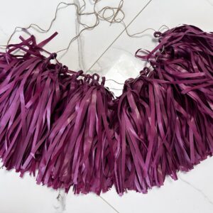 15 Pcs Burgundy Tassel Garland Wedding Party Supplies Decoration Tassel Banner for Birthday Baby Shower Bridal Shower Bachelorette Decoration